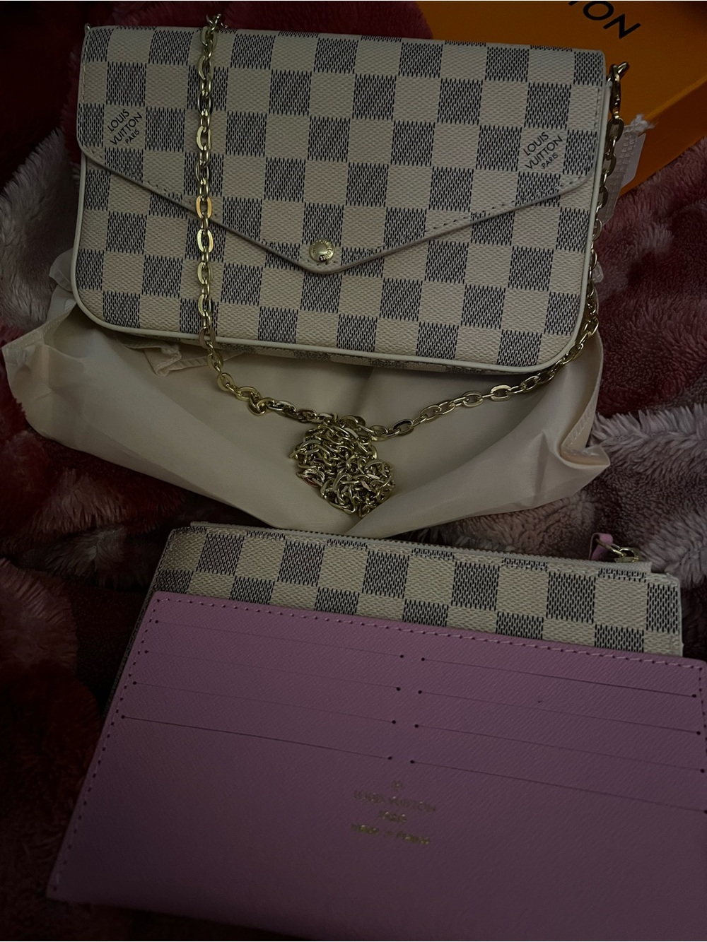 Crossbody Bag (comes with two wallets)!